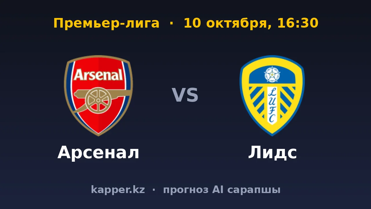 Арсенал — Лидс: фаворит выиграет, но крупно ли?