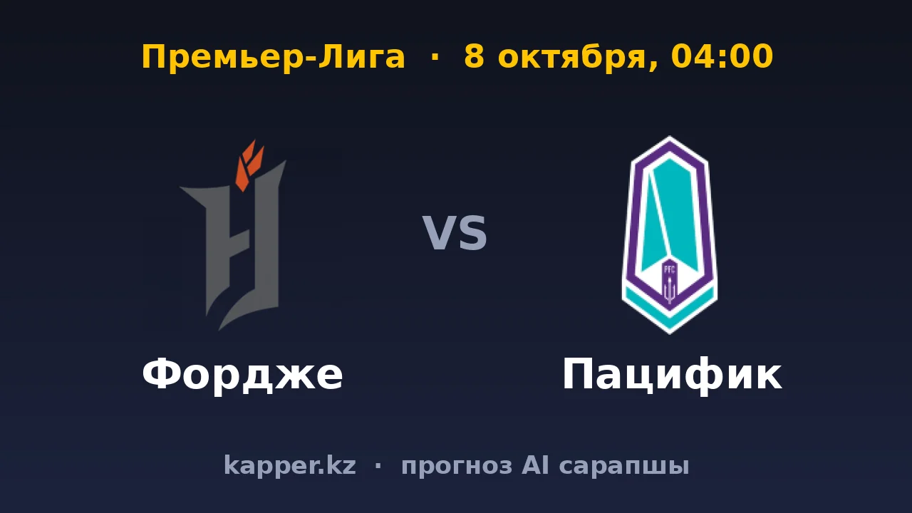 Фордже — Пацифик: хозяевам нужна крупная победа