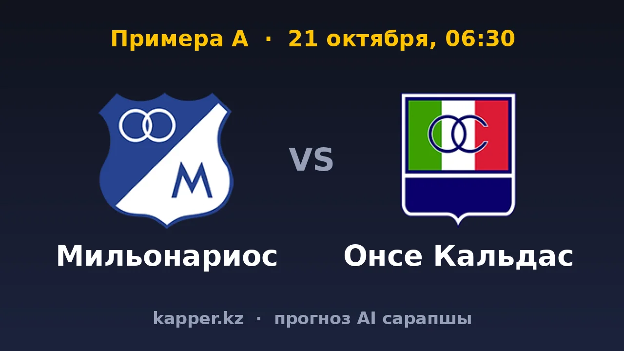 Мильонариос — Онсе Кальдас: дома пора ломать серию ничьих