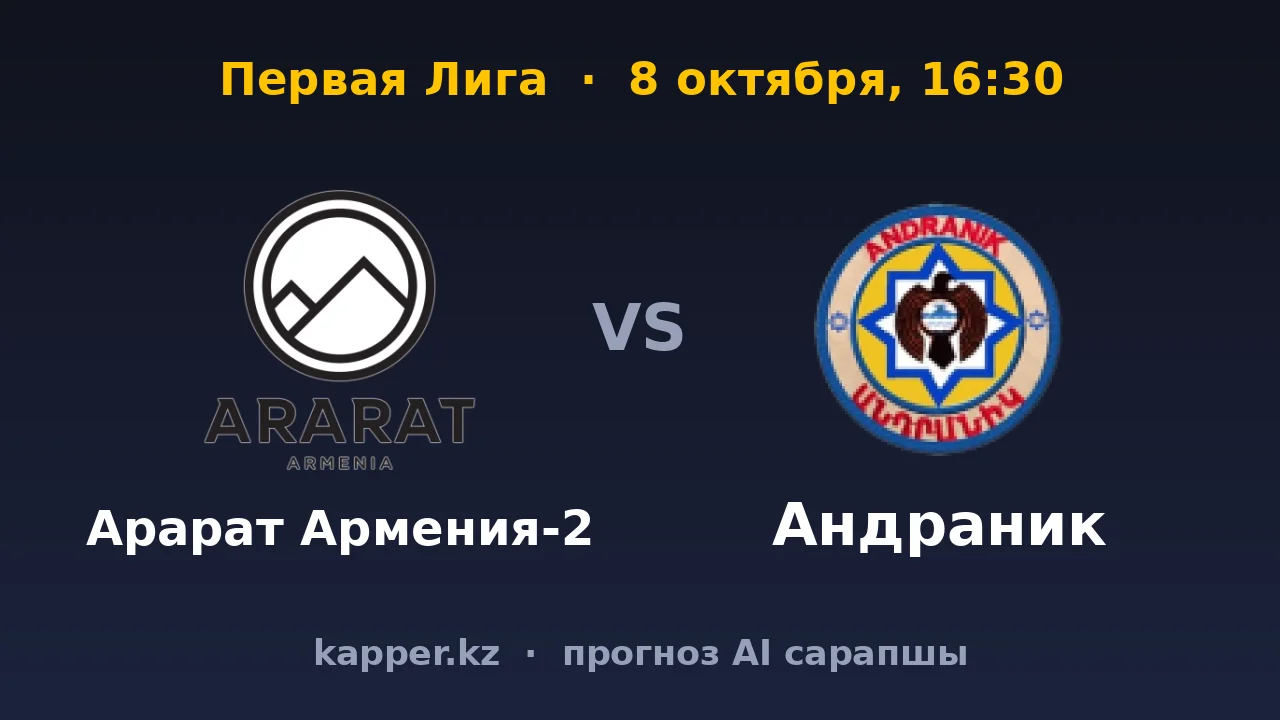 Арарат Армения-2 — Андраник: гости везут разницу