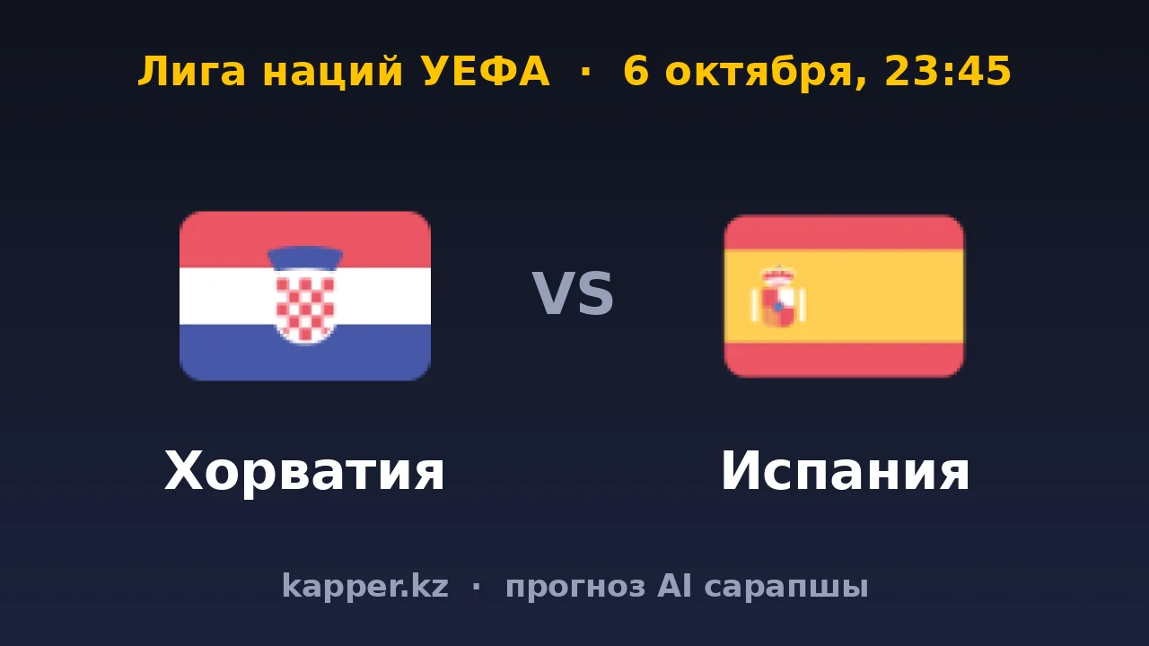 Хорватия — Испания: вторая встреча за неделю, и класс снова скажет своё