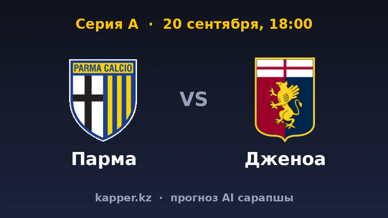 Парма — Дженоа: дуэль команд без побед в чемпионате