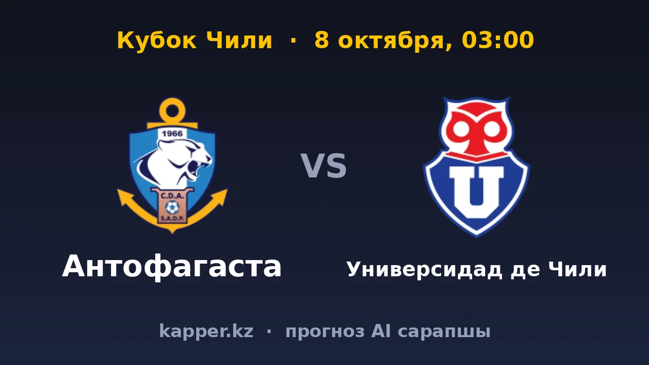 Антофагаста — Универсидад де Чили: класс выше дивизиона